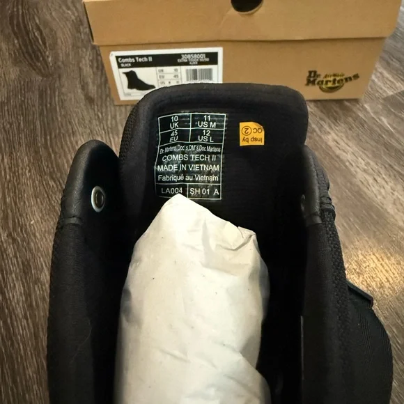 Dr. Martens Black Tactical Men's Boots - Picture 5 of 5